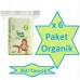 İpek Organik Bebek Pamuğu 60 lı X 6 Paket