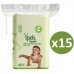 İpek Organik Bebek Temizleme Pamuğu 60 lı X 15 Paket